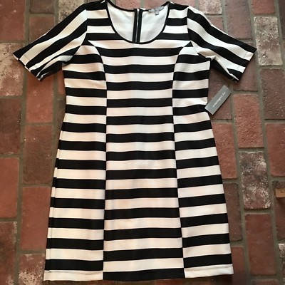 black white striped wedding dress FEDRA Black and White wedding dress