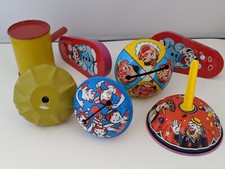 Lot of 7 Vintage New Years Eve NOISEMAKERS Tin Litho