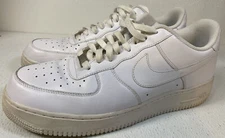 Nike Air Force 1 Low ‘07 Tripple White Size 12 US