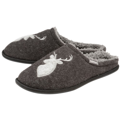 DUNLOP MENS SLIPPERS MEMORY FOAM COMFY SOFT MULES SLIP ON HOUSE COSY WARM SHOES - Picture 31 of 36