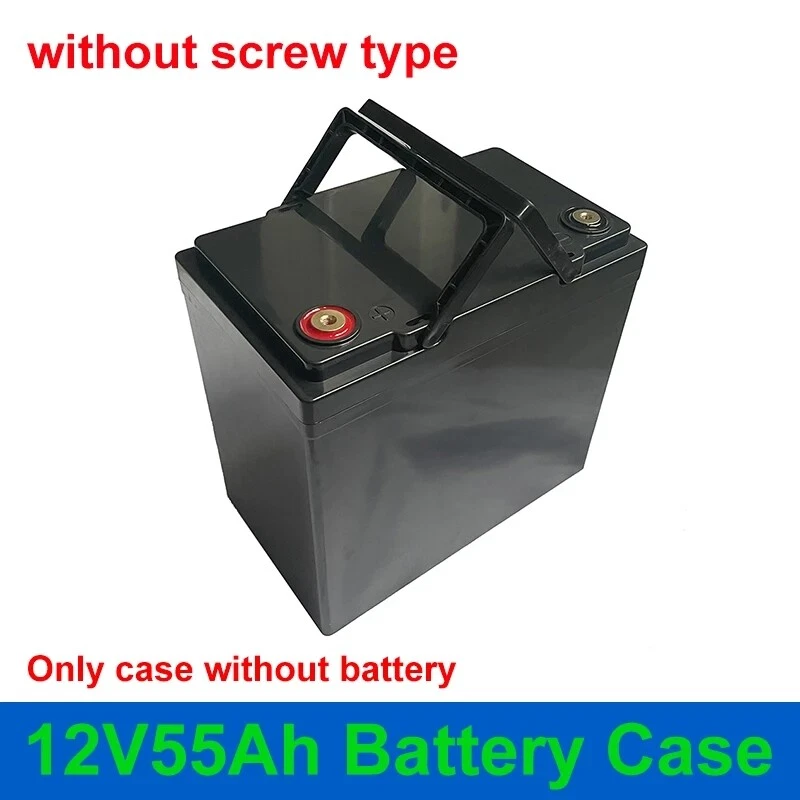 12V 55Ah LiFePO4 Li ion Battery Case with Handle For Solar System Energy Storage