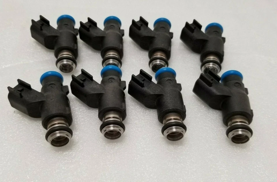 Set of 8 Fuel Injectors 12613412 for GMC 2500 6.0L Silverado Sierra 2010-13 6.6L - Image 3 of 4