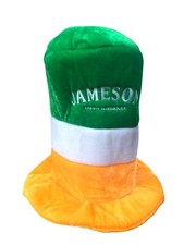Jameson Irish Whiskey Felt Party Hat St. Patricks Day Halloween Green White 12  