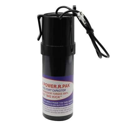 SPP6 SUPER BOOST AC Hard Start Capacitor Kit, 500% Torque Increase