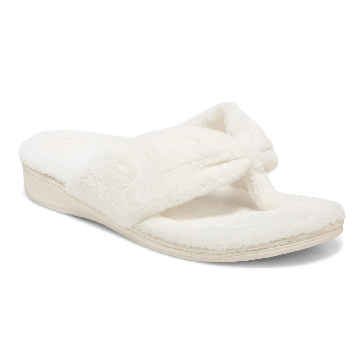 Vionic Indulge Gracie Women s Toe Post Slipper Marshmallow 9