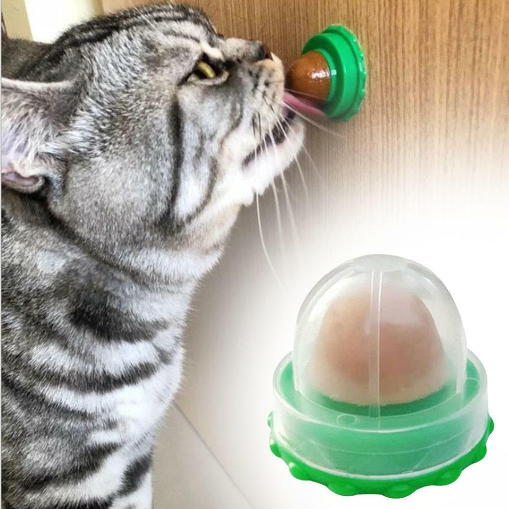 10/20/30x Cat Snacks Catnip Sugar Candy / Lick Nutrition Energy Ball Desund