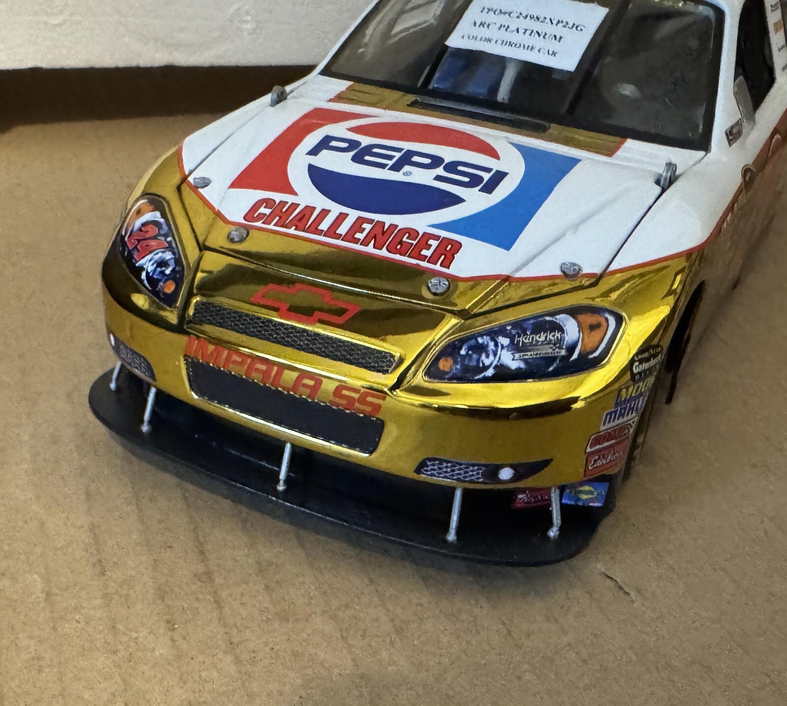 2009 Jeff Gordon PROTOTYPE Pepsi Retro Throwback Color Chrome Sample ...