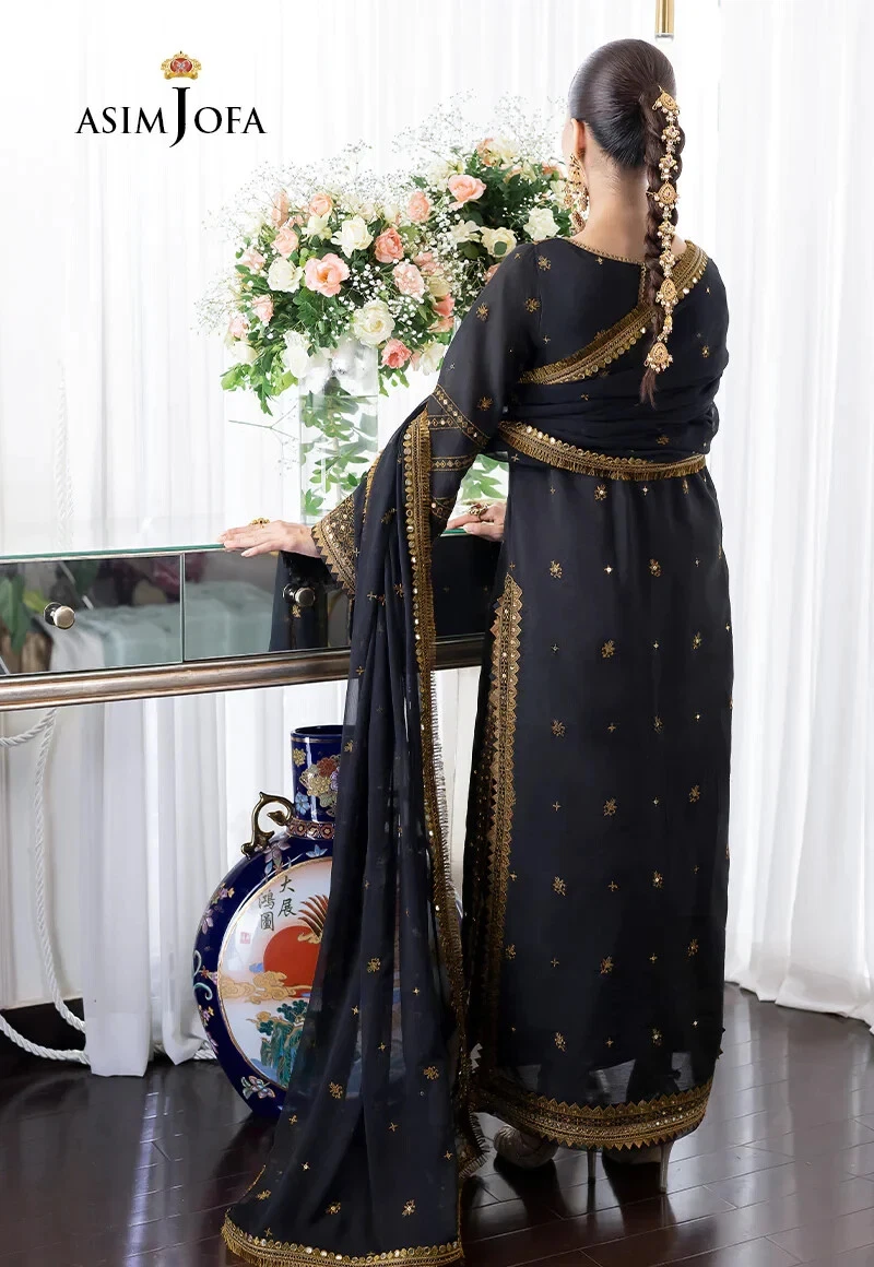 Asim jofa black dress cheap