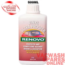 RENOVO VINYL ULTRA PROOFER - WATER & UV PROTECTANT - CAR - BOATS - WEATHERPROOF