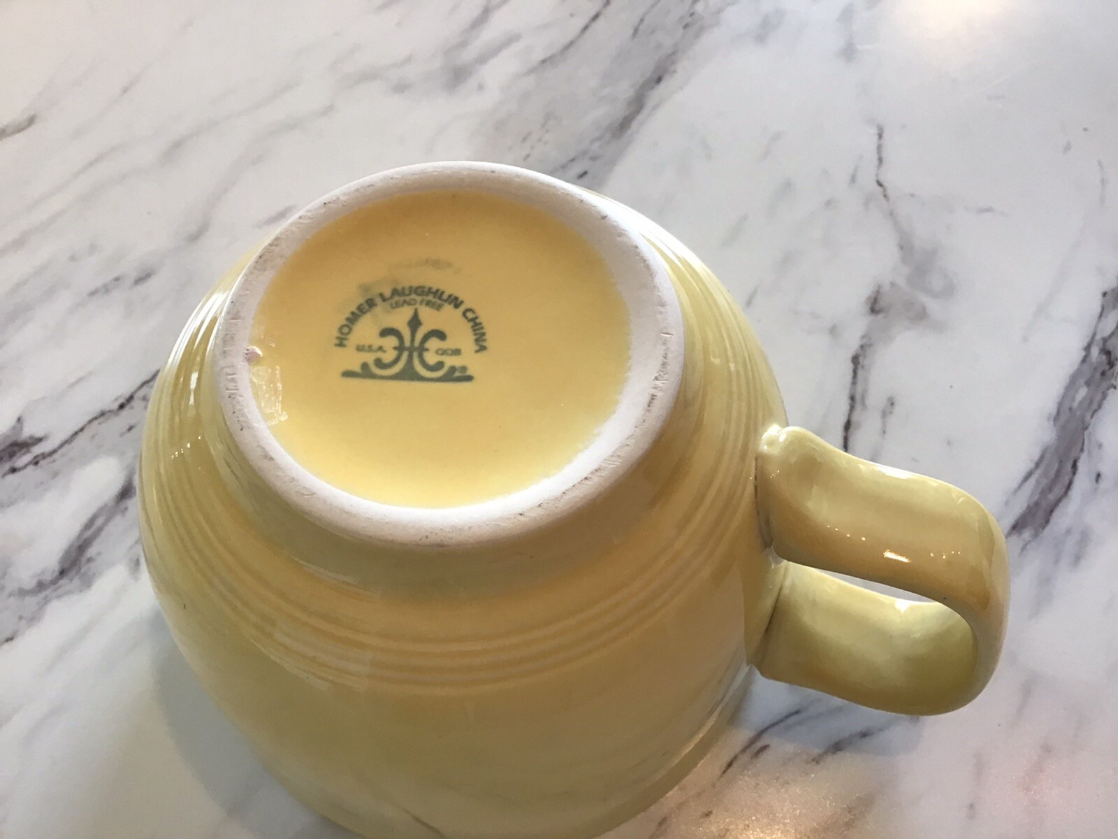 Fiestaware Never Used Mint Retired Yellow Soup Mug eBay