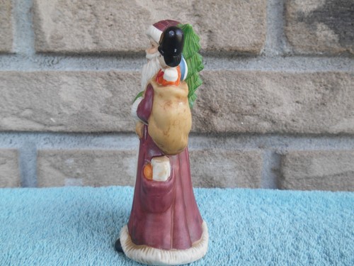 Estatuilla de Navidad de porcelana de Santa del Viejo Mundo. 5" de alto - Imagen 4 de 7