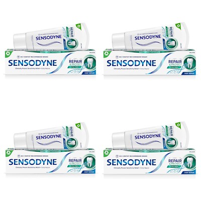 Sensodyne Repair&Protect Extra Frisch Premium Zahnpasta 4er Pack, 4x75ml,OvP Neu