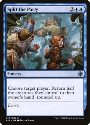Split the Party Foil (076) Adventures in the Forgotten Realms AFR MTG Magic
