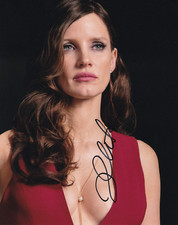 JESSICA CHASTAIN signed autograph 20x25cm AVA in person autograph COA