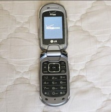 LG VN150 Flip Phone Gray Verizon Tested Working Phone Only
