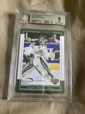 Carter Hart 2014-15 Everett Silvertips RC CFS Rookie BGS 9 None Higher Flyers