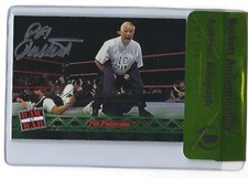 Pat Patterson Signed 2001 Fleer WWF Raw is War Card #42 BAS COA WWE Autograph