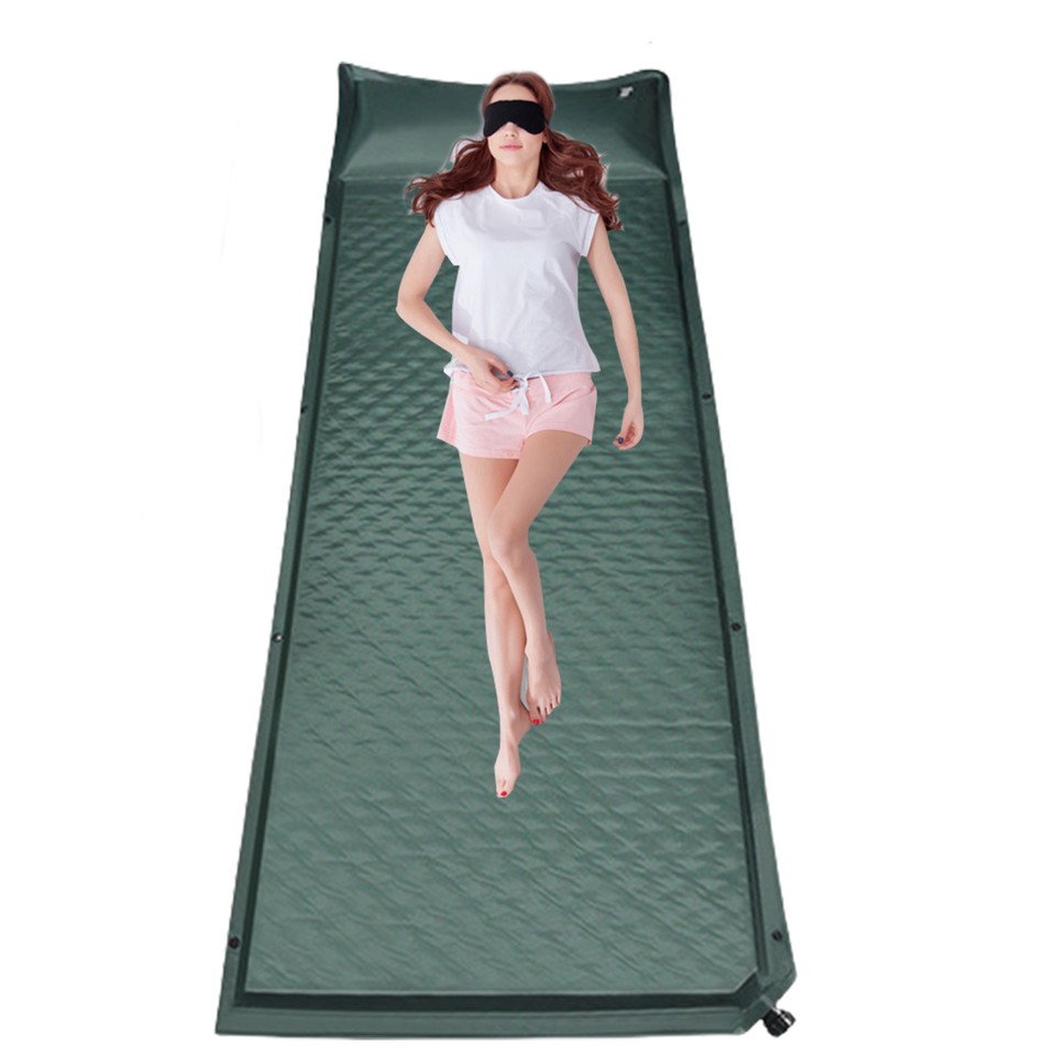 Air Mattress with Pillow Portable Sleeping Pad with Air Pump for