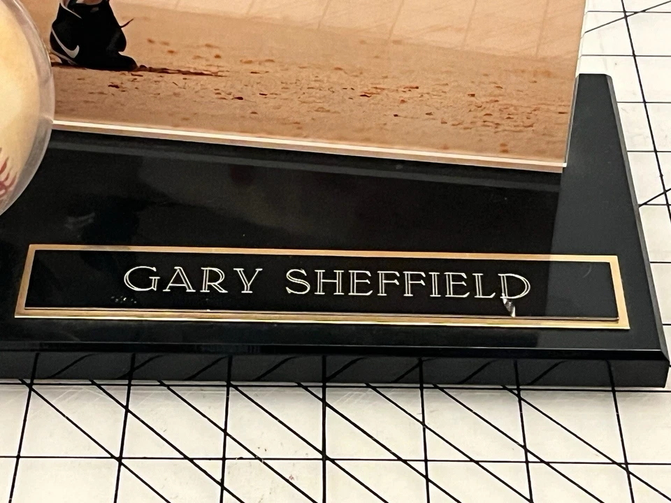 Gary Sheffield ~ Signed / Autographed MLB Baseball ~ Mounted Memories COA - Image 3 of 4