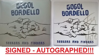 Gogol Bordello - Seekers And Finders AUTOGRAMM CD SIGNIERT Booklet Digipak limit
