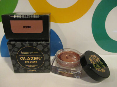 BUTTER LONDON ~ GLAZEN EYE GLOSS WET LOOK ILLUSION FOR EYES ~ ICING ~ FULL SIZE