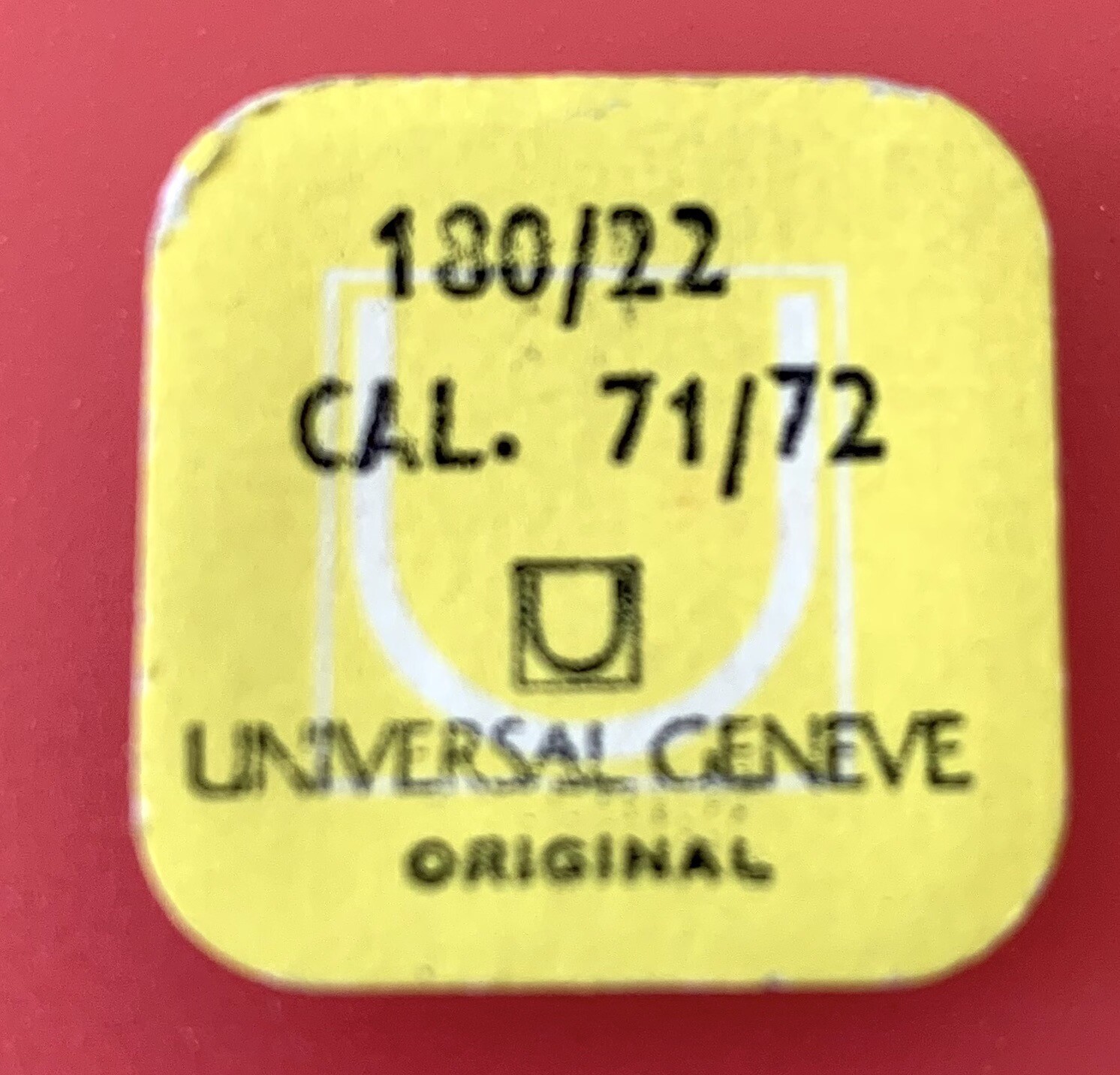 Universal Geneve Cal. 71 72 180/22 Vintage Watch Parts