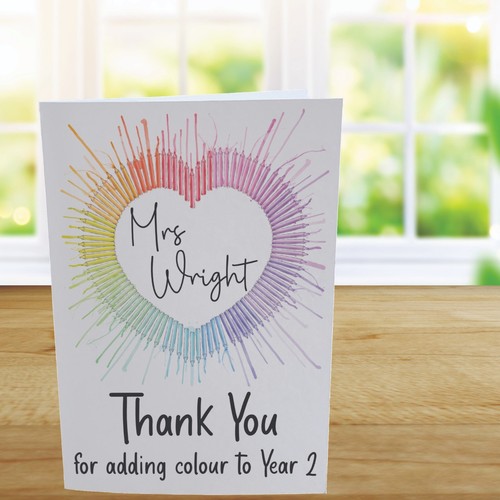 Thank You Teacher Card, End of Term/Year Card Head Teacher, Teaching Assistant - Picture 2 of 7