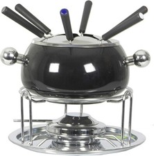 Nouvel 307990 Fleischfondue - Set, Noir, 9-teilig