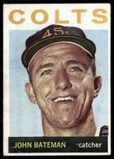 John Bateman 1964 Topps #142 Houston Colt .45s VG-Light Crease