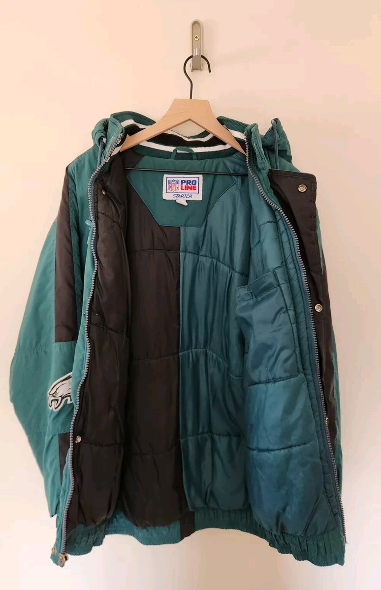 90s USA製 Starter NFL イーグルス スタジャン L プロライン VINTAGE 1990s “PHILADELPHIA EAGLES” PRO LINE STARTER JACKET SIZE L