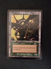 MTG Insect Token Player Rewards Promos (grün 1/1) Magic the Gathering ENG Karte