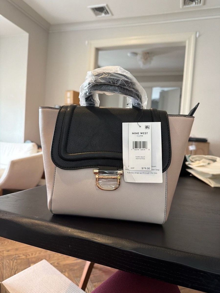 Nine West Harper Convertible Backpack Fawn black beige ivory  display picture 2