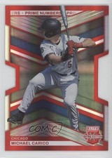 2023 Panini Elite Extra Edition Prime Numbers A Die-Cut /200 Michael Carico 4z8