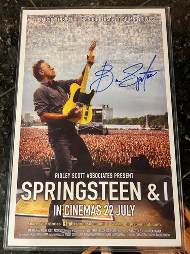 Bruce Springsteen signed poster | eBay
