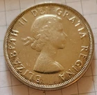 1959 CANADA $1 Elizabeth II One Silver Dollar Coin KM#54  "COMBINED SHIPPING"