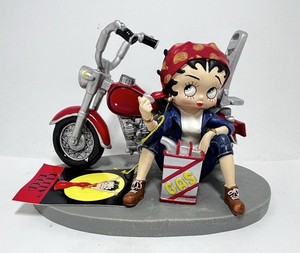 Betty Boop Motorcycle Figurine | eBay
