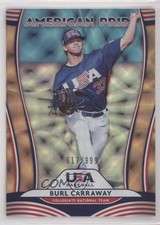 2020 Panini Donruss American Pride /999 Burl Carraway Justin Verlander #AP14 v6p