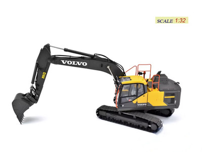 1/32 VOLVO EC220E ミニチュア掘削機 1:32 28CM Volvo EC220E Tracked Excavator Construction Machine