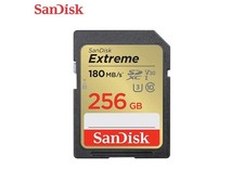 SanDisk Extreme 256 GB Class 10/UHS-I U3 V30 SDXC sdsdxvv-256g-gncin