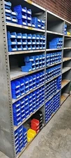 Lot of (290) Miscellaneous Akro Bins, Quantum & Other Plastic Storage Bins Nice!