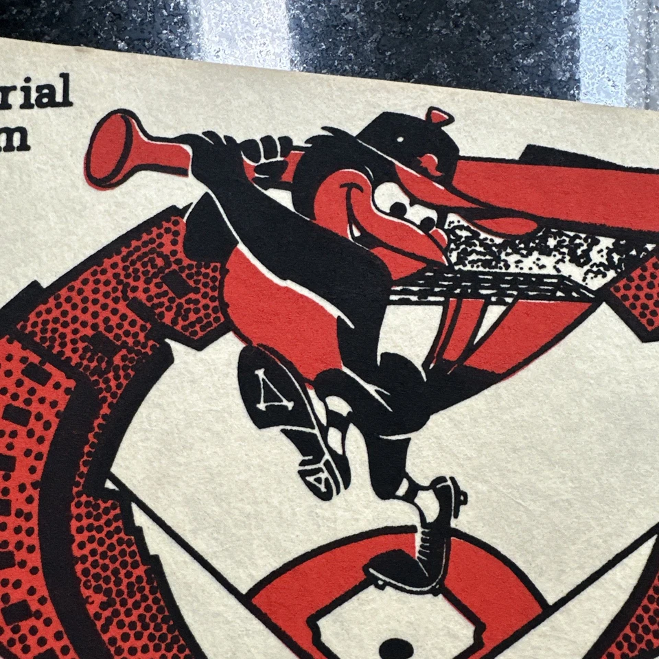 MLB Baltimore Orioles Vintage 1970's Memorial Stadium Team Logo Baseball Pennant - Image 3 of 4