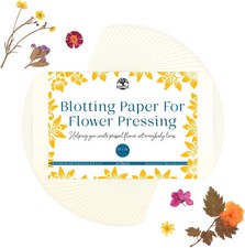 Blotting Paper for Flower Press by    Flower Press Refill 5.9 Inch X 10 Inch  