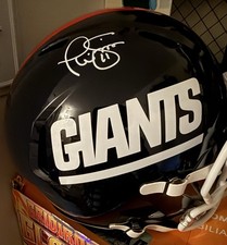 Phil Simms Autographed Full Size Replica Helmet w/ Face Shield Beckett Hologram