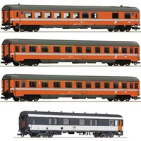 Roco 6200077 H0 4Er Set Personenwagen Arlberg-Express ÖBb Iv Set 1 Neu