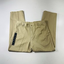 Nautica Clipper Pants Beige Relaxed Fit Men  s Size 36x32 Brand New