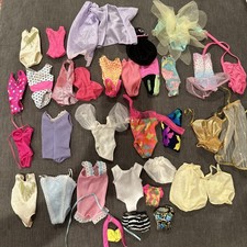 Vintage Barbie Lingerie Undergarments Underwear Bra Swimsuit Lot Bodysuits 34