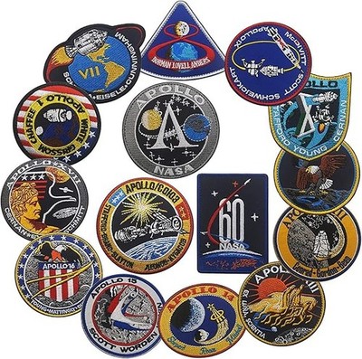 NASA Apollo Mission Apollo1 7 8 9 10 11 12 13 14 15 16 17 Patch Patch Patch S...