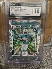 2023 Panini Donruss - The Elite Series Rookies De'Von Achane #27 (RC)