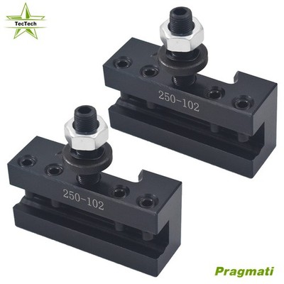 2Pcs AXA #2 250-102 Quick Change Tool Post Boring Turning Holder For Lathe 6-12''