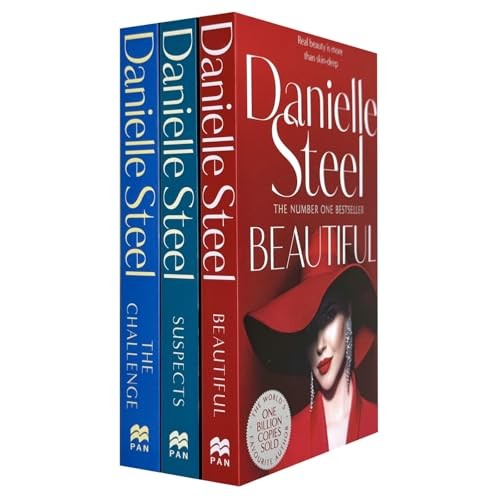 Danielle Steel Unisex 3 Books Collection Set (Suspects, Beautiful & The Challenge) - Image 2